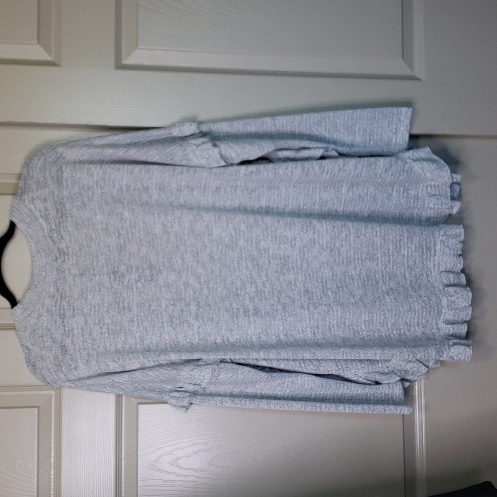 Nwt Doe & Rae Oversized Ruffle Open Front Cardiga… - image 7